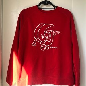 Glossier Limited Edition G Pal Holiday Sweatshirt